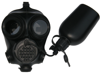 Vojenská ochranná maska OM-90 - klikněte pro zvětšení.